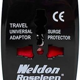 Weldon Roseleen Travel Basic International Travel Adapter with 2 USB AU UK US EU Plug Adapter Copper-19