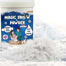 HOTKEI Artificial Fake Fluffy Instant Ice Snow Making Powder Kit for Girls Boys Kids Fun Play Party school projects games Christmas Tree Decorations decor items for Home fun Ice snow playtime (200 gm)-image-7