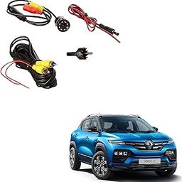 Kozdiko Car Rear View Reverse Parking Camera with HD Night Vision 8 LED Waterproof Compatible with Renault Kwid-1