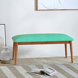 Chumbak Jodhpur Bench - Maldivian Teal (2 Seater Bench, Sheesham Wood, Teal)-image-18