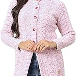 duke Women's Acrylic Blend Modern Cardigan Sweater-picture-23