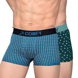 Men's Printed Cotton Trunk Pack of 2-image-35
