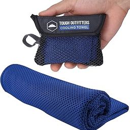 Cooling Towels - Sweat Rag & Towel for Gym, Workout, Running, Golf, Yoga - Head & Neck Cooling Wraps for Hot Weather - Neck Cooler for Quick Cool Down - Skin Cancer Foundation Recommended - Royal Blue-image-35