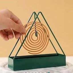 MAPPERZ Triangular Mosquito Coil Hanging Frame Holder Fireproof Incense Portable Incense Holder Indoor, Outdoor, Stylish, Mosquito Repellent Incense Holder (Pack of 1)-image-3