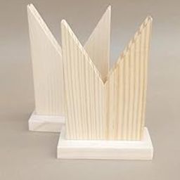 Wooden lens holder V-shaped for convex/concave lenses or mirrors,pack of 2 pieces,only wooden lens holder-picture-30