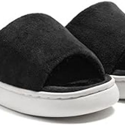 Slipper for Women Winter Flip Flop Cross Band Soft Wool Indoor Slides Girls Faux Fur Cozy Carpet Spa Home Slippers for Bedroom Sandals-image-95