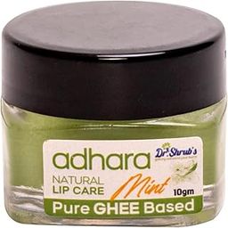 Dr.Shrub's Adhara- Natural Lip Care (Mint) I Pure Ghee lip balm, Mint Lip balm I Relieves from dry, chapped lips I For Natural Pink lips I Men & Women I 10 gm-image-39