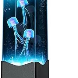 VAYINATO Jellyfish Volcano Lamp Aquarium Night Light – Color Changing LED Desk Lamp with USB Power for Bedroom, Office, or Gifts for Kids, Teens & Adults-21