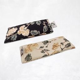 Dhyana Yoga Eye Pillow, enriched with Lavender & Flax Seeds | Head Ache & Insomnia Relief | Pure Linen Fabric-image-88