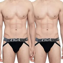 ic4 Men's Solid Jockstrap Brief Combo Pack of 2-picture-7