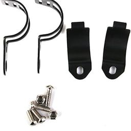 The Style Sutra Black Motorcycle Turn Signal Light Mount Brackets Fork Ear Clamps for Harley|Other Lighting Parts|As Per Description-8