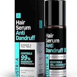 Ustraa Hair Serum Anti-Dandruff - 200ml | Fights Dandruff with Tea Tree & Ginger | Maintains scalp pH | Prevents growth of dandruff-causing microorganisms| No Sulphates, No Paraben-image-94