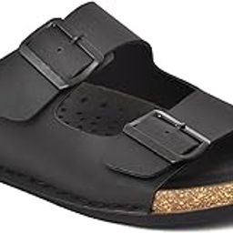 Men's Memory Foam Slippers, Indoor Outdoor House Shoes, Non-Slip, Warm Lining-image-80