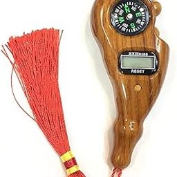 SUKEE Digital Finger Counter with compass for Pooja, Meditation Prayer Japa Mala | Portable Rotating Digital Counter (TAN)-picture-24