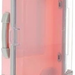 Shrux Stylish Compact Girls Small Accessories Storage Travel Case | Lipstick/makeupbrush/Contact Lenses and Mini Girls Beauty Accessories Organizer case With Handle Design | Plastic Rolling Empty Lash Boxes-picture-27