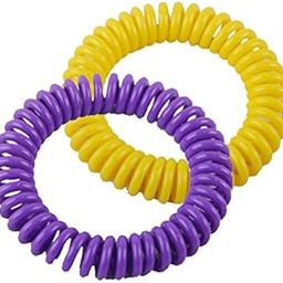 LeevMe Eva Mosquito Repellent Bracelets for 20 Days Use Waterproof, Resealable, DEET Free and Natural Mosquito Repellent Wrist Bands for Indoor and Outdoor_ Pack of 2-4