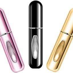 Akshved Travel Perfume Atomizer - Refillable Spray Bottles for Cologne and Perfume - Mini Size for Men and Women (3 Pieces)-picture-12
