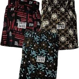 Men Printed Cotton Summer WEAR Fashionable Underwear Pack of 3-image-25