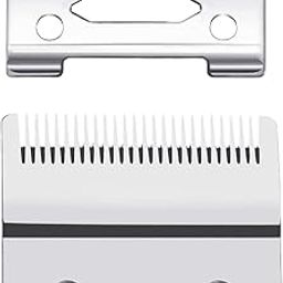 VRMETA New Upgrade Professional Hair Clippers Replacement Blades for Wahl Clippers Wahl 5-Star Senior Magic Clip Compatible with 8148, 8504, 1919, 2241, 2240, 8591 (Silver)-image-26