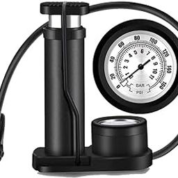 Bellveen Portable Foot Air Mercury Toys Balls Inflatable | Portable Floor Foot Activated Bicycle Air Pump, High Pressure Pedal Inflator| | Pack of 1-image-48
