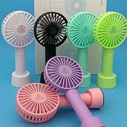 Portable Compact USB Mini Hand Fan With Powerful Brushless Motor, 3 Speeds, 1200mAh Rechargeable Battery (Up to 4Hrs), Ideal for Office, Kitchen, Outdoor, Makeup & Travel Use-4