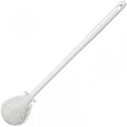 SMARAN Multifunctional Silicone Bottle Brush | Long Handle Cup Cleaning Brush for Bottles, Glassware, Vases | Soft & Flexible Bristles | Durable Kitchen Accessories & Tools for Deep Cleaning-image-44