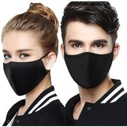 Jumbo Ultracomfertable,Washable,Breathable,Reusable,Unisex,Dust-Proof,Anti-Pollution Black Fabric Face Mask Pack of 3 Price Under 199.-picture-18
