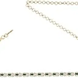 kushal's Fashion Jewellery Zircon Belt With Adjustable Chain Best for Festive Season & Special Occasion-picture-16