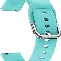 ACM Watch Strap Silicone Belt 20mm compatible with Zebronics 850ch Zeb-Fit Smartwatch Sports Hook Band Light Blue-picture-52