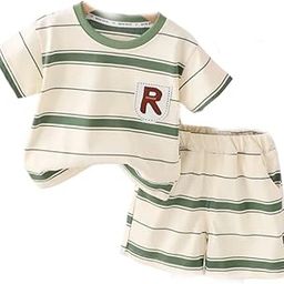 Indhrani Creations Printed Kids Clothes for Boys | Cotton Half Sleeve Tshirt and Shorts Combo Summer Dress for Baby Boys-image-29