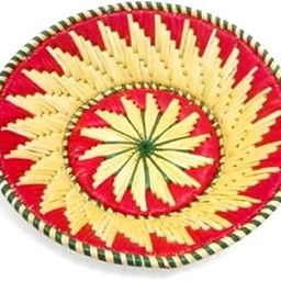 CRAFTCANE Natural Grass Fruit Basket,Vegetables,Roti,kitchen storage, Decoration,Wall Hanging (multicolour)-22