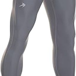Compression Pants - Men s Tights Base Layer Leggings Best Running Workout Gray Medium 31.5-34.5\-image-61
