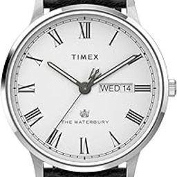 Leather Men White Analog Dial Watch- Tw2U88400Uj-23