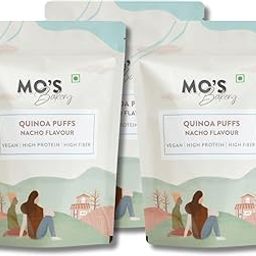 Mo's Quinoa Puffs Nacho | Millet Base Snack | Rich in Fibre | Healthy Indian Snack | Vegan | Premium Snacks For Children & Elders (Pack of 3-90 x 3)-image-65