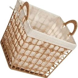 SHIPLORD® Foldable Jute Laundry Basket: Portable Storage Organizer for Home Kids Room & More-image-45