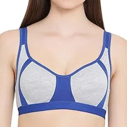 clovia Women's Cotton Non-Padded Wire Free Half Cup T-Shirt Bra-picture-30