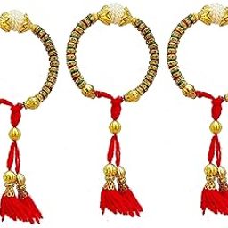 Set Of 3 Pcs Multi Bangle Kada Lumba Bracelet Rakhi For Bhabhi Sister Latest Rakhi For Bhabhi-image-76
