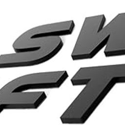 Swift Car Accessories 3D Logo Names Emblem Letters for Car Bonnet in Black Color-picture-9