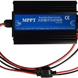 MPPT Solar Charge Controller LED Display Solar Panel Battery Regulator Charge Controller Max 300W for Lithium Lead-Acid Lithium Iron Batteries 24V/36V/48V/60V/72V-1