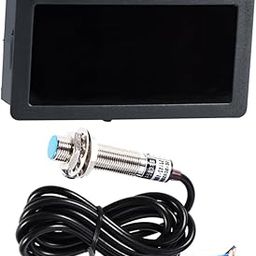 GLEAVI Digital Meter Tachometer Gauge Hall Sensor Led Display for Motor Speed-11