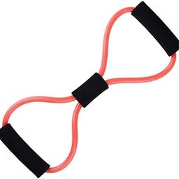 Generic 8 Shaped Elastic Resistance Band for Yoga & Exercise - Durable & Portable Home Gym Equipment for Women & Men - Elastic Toning Tube-image-66