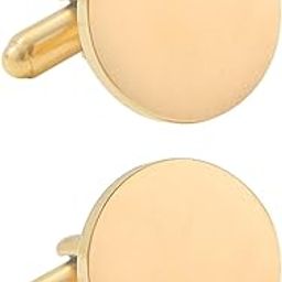 2X Dress Shirt Cuff Links Mens Cufflinks for Dress Shirt Valentines Business Gold-picture-16