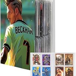 PATPAT® 240 Pockets Soccer Card Binder for Soccer Trading Cards,Portable Waterproof Storage Bag for Sports Cards-image-43