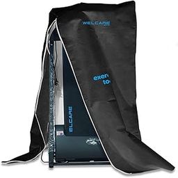 WELCARE Treadmill Cover, Running Machine Protective Folding Cover, Dustproof, Waterproof, Foldable Cover for Indoor Treadmill (Black)-24