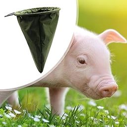 THE STYLE SUTRA Thick Pig Head Cover for Livestock Heads Facilitates Handling Light Blocking Small-18
