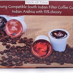 Nick of Time Chicory Blend Coffee K-Cups-Pods-Single Serve- Keurig Compatible 100% Arabica AA Grade Dark Roast | Americano | Easy to use (Pack of 40)-image-10