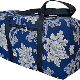 Kanika Creations Beautiful Print Cloth Travel Duffel Bag Travel Bag Capacity 22L Travel Bag Blue Print-image-29