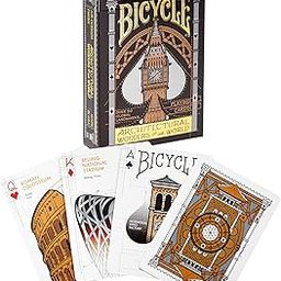 Bicycle Architectural Wonders of The World Playing Card Game for All Ages, Architectural Wonders of The World Playing Cards,for Adult-picture-28