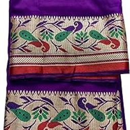 Men's Stole, Fabric : Silk, Angwastra only 2.0 Mtr Paithani-image-47