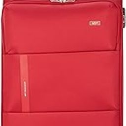 Widget Durable Polyester Soft Sided Check-in Carry-On Luggagewith 4 Spinner Wheels with Quick Access Front Pockets (Large, 79Cm, Red)-28